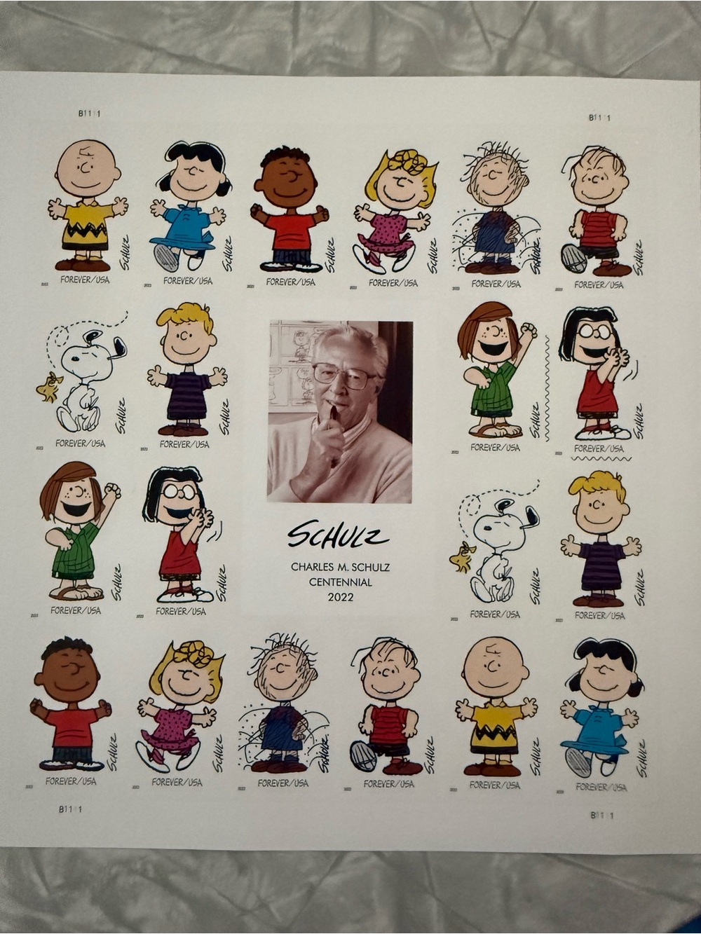 Schultz Peanuts Character Forever Stamps - 20 count
